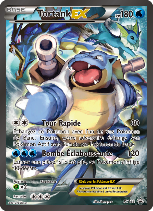 Tortank EX XY122 — Promo XY (French Pokémon TCG card)