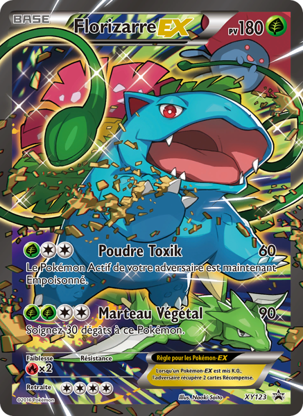 Florizarre EX XY123 — Promo XY (French Pokémon TCG card)