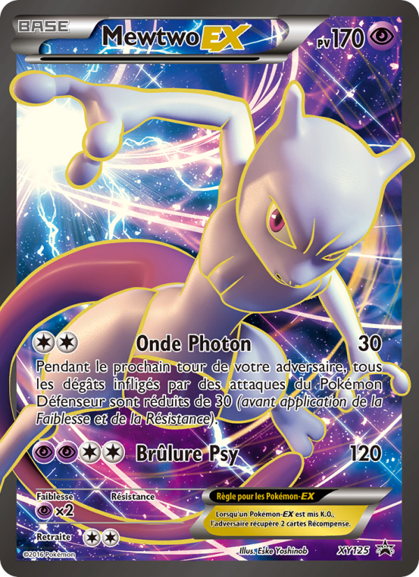 Mewtwo-EX XY125 — Promo XY (French Pokémon TCG card)