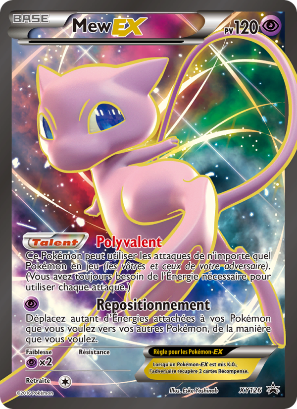 Mew-EX XY126 — Promo XY (French Pokémon TCG card)