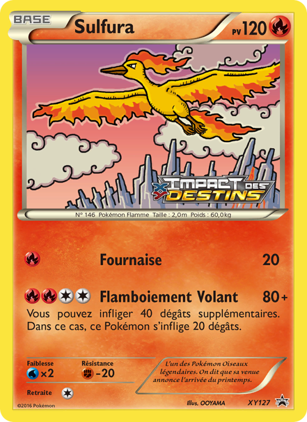 Sulfura XY127 — Promo XY (French Pokémon TCG card)