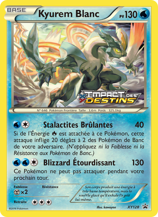 Kyurem Blanc XY128 — Promo XY (French Pokémon TCG card)