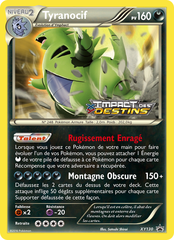 Tyranocif XY130 — Promo XY (French Pokémon TCG card)