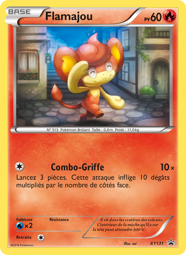 Flamajou XY131 — Promo XY (French Pokémon TCG card)