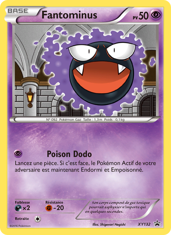Fantominus XY132 — Promo XY (French Pokémon TCG card)