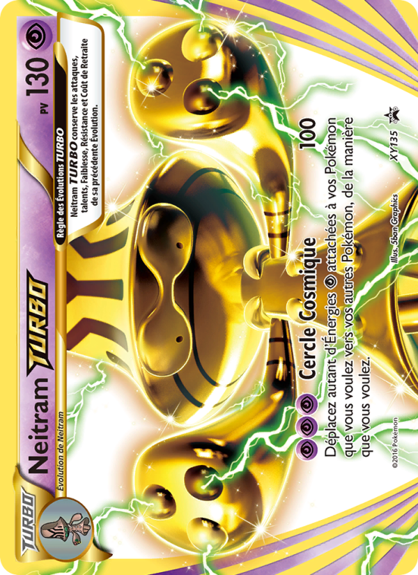 Neitram TURBO XY135 — Promo XY (French Pokémon TCG card)