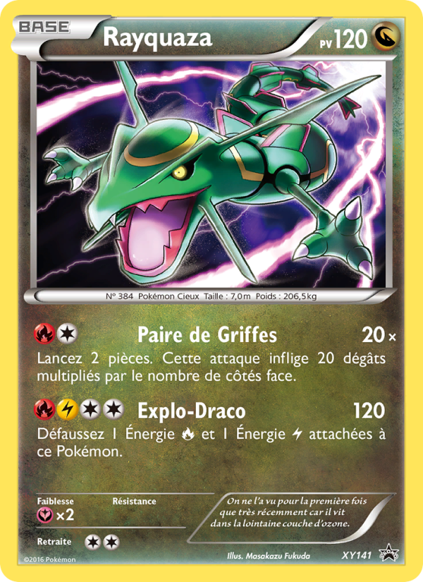 Rayquaza XY141 — Promo XY (French Pokémon TCG card)
