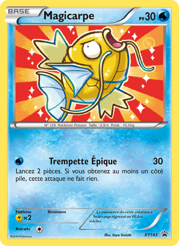 Magicarpe XY143 — Promo XY (French Pokémon TCG card)