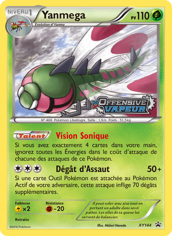 Yanmega XY144 — Promo XY (French Pokémon TCG card)
