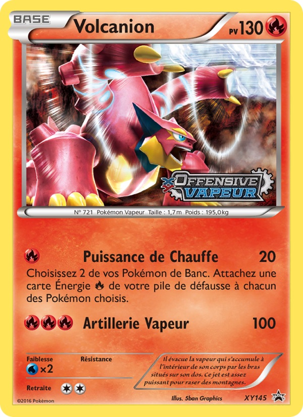 Volcanion XY145 — Promo XY (French Pokémon TCG card)