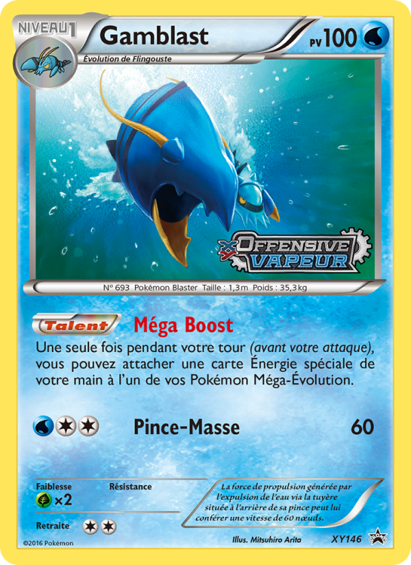 Gamblast XY146 — Promo XY (French Pokémon TCG card)