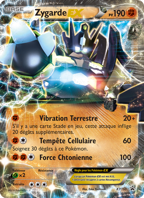 Zygarde EX XY151 — Promo XY (French Pokémon TCG card)