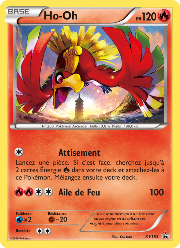 Ho-Oh XY153 — Promo XY (French Pokémon TCG card)