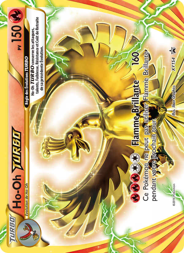 Ho-Oh TURBO XY154 — Promo XY (French Pokémon TCG card)