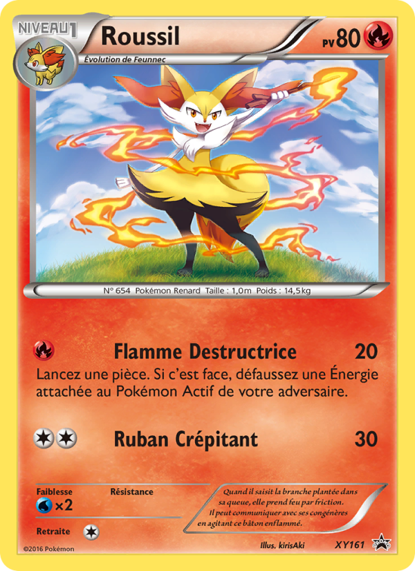 Roussil XY161 — Promo XY (French Pokémon TCG card)