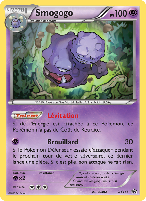 Smogogo XY163 — Promo XY (French Pokémon TCG card)