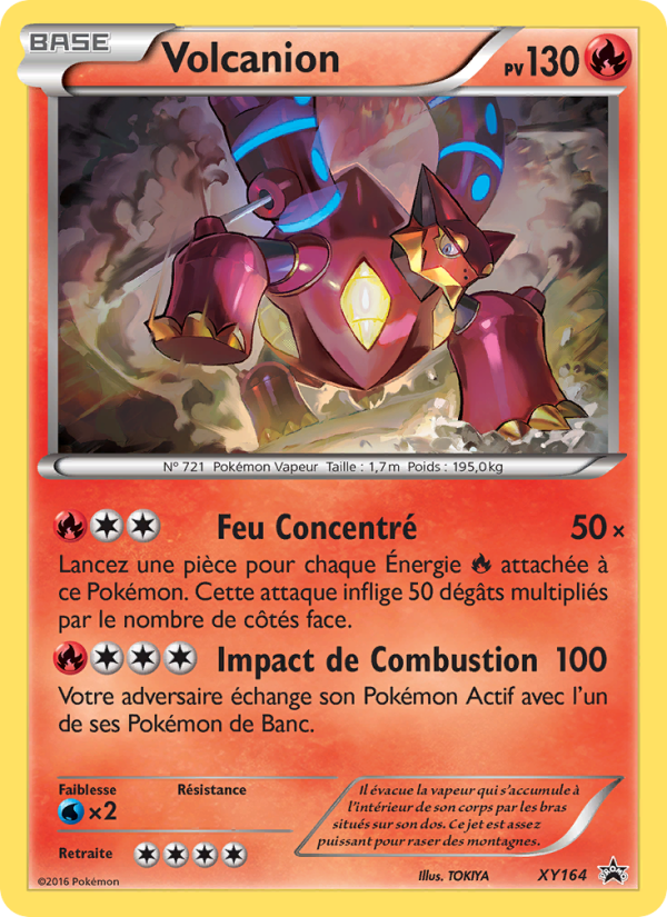 Volcanion XY164 — Promo XY (French Pokémon TCG card)