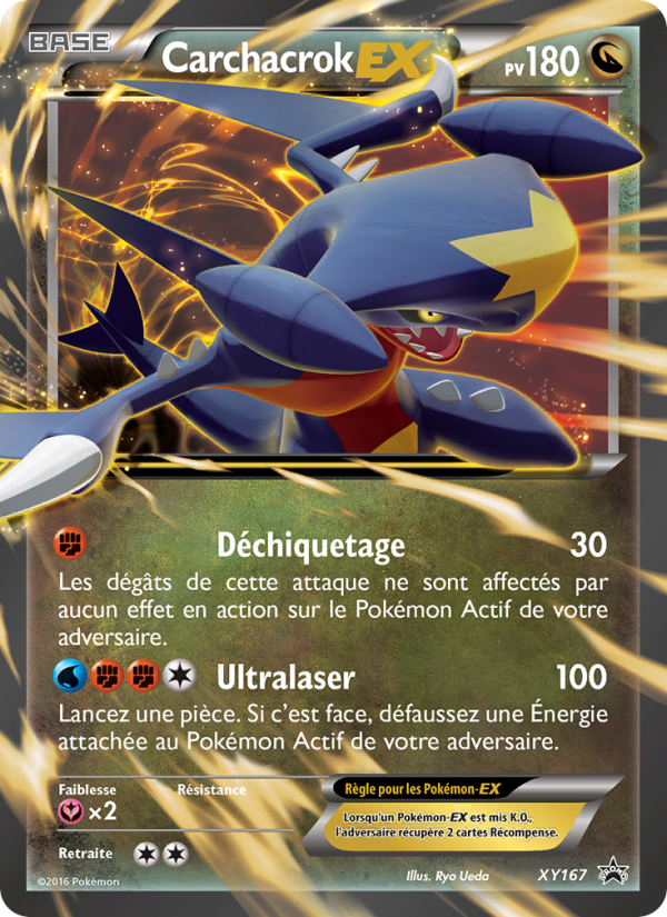 Carchacrok-EX XY167 — Promo XY (French Pokémon TCG card)