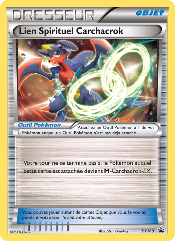 Lien Spirituel Carchacrok XY169 — Promo XY (French Pokémon TCG card)