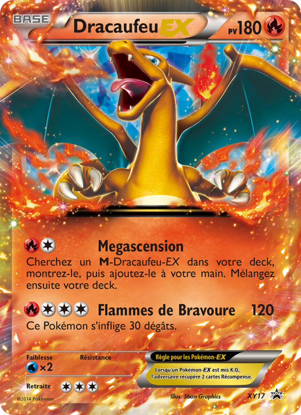 Dracaufeu EX XY17 — Promo XY (French Pokémon TCG card)
