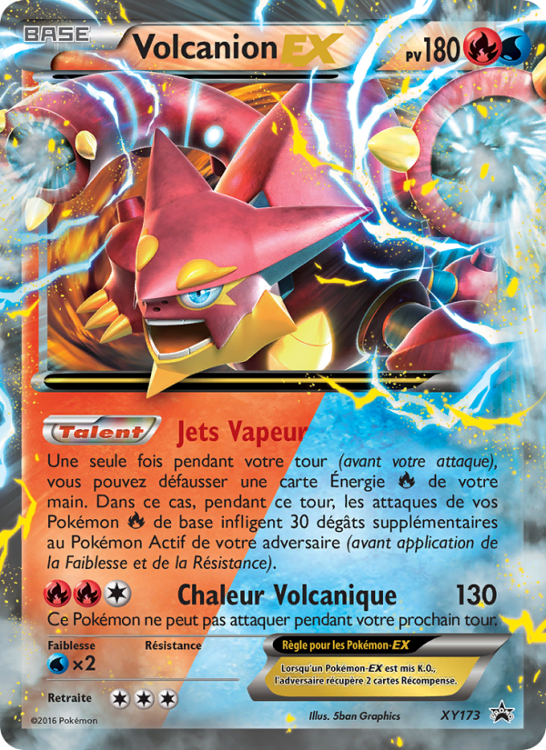 Volcanion-EX XY173 — Promo XY (French Pokémon TCG card)