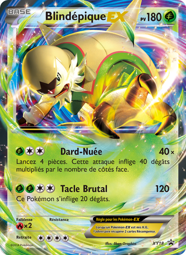 Blindépique EX XY18 — Promo XY (French Pokémon TCG card)