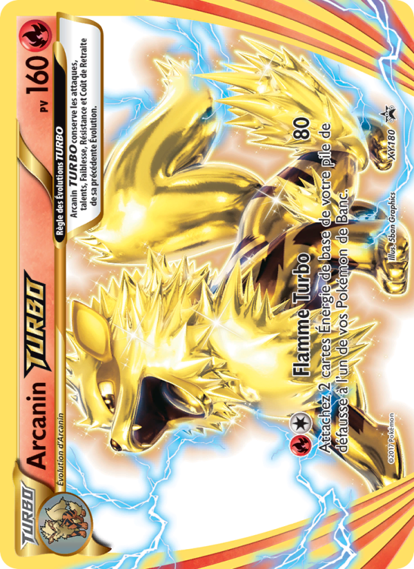 Arcanin TURBO XY180 — Promo XY (French Pokémon TCG card)