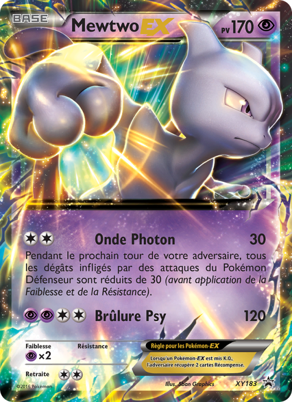 Mewtwo-EX XY183 — Promo XY (French Pokémon TCG card)