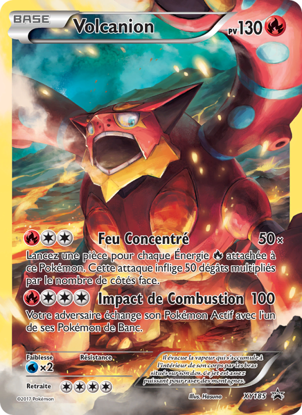Volcanion XY185 — Promo XY (French Pokémon TCG card)