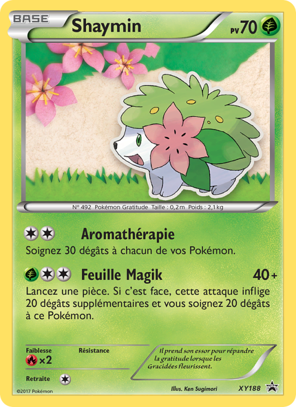 Shaymin XY188 — Promo XY (French Pokémon TCG card)
