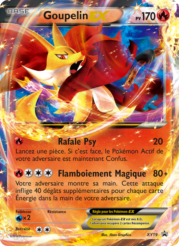 Goupelin EX XY19 — Promo XY (French Pokémon TCG card)