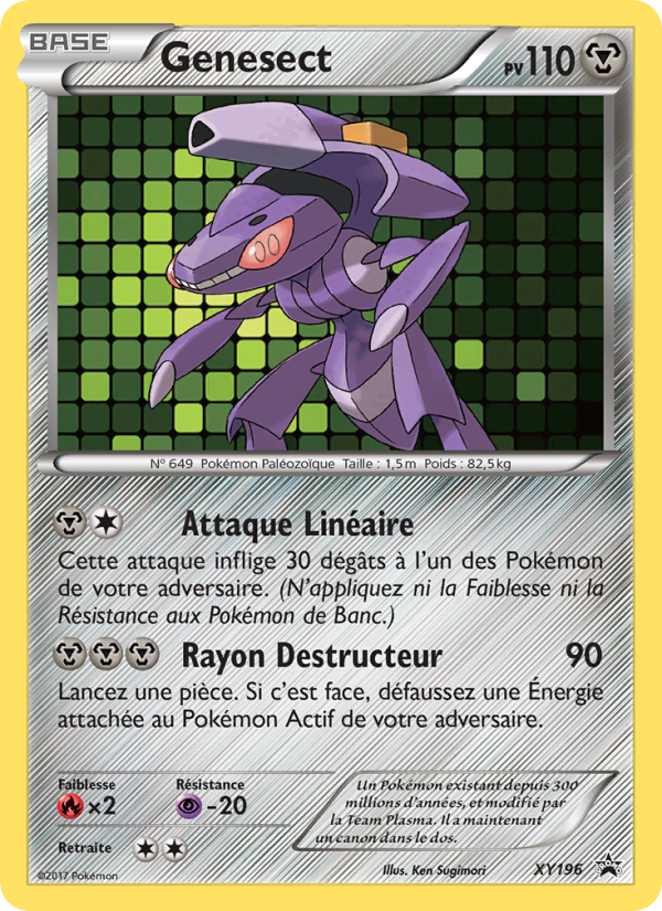 Genesect XY196 — Promo XY (French Pokémon TCG card)