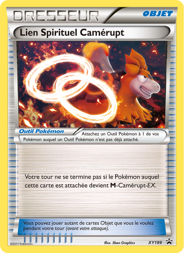 Lien Spirituel Camérupt XY199 — Promo XY (French Pokémon TCG card)