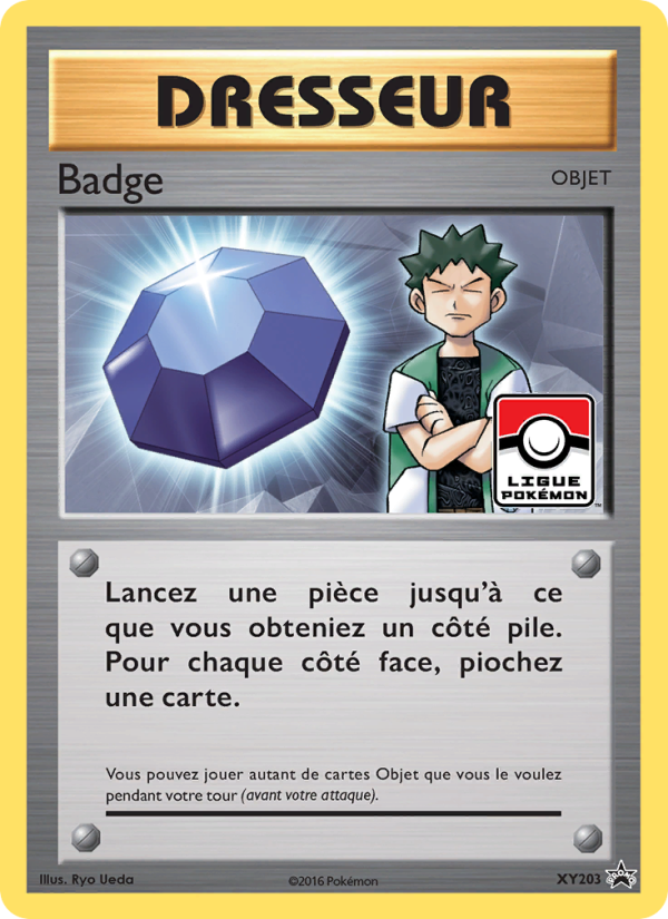Badge XY203 — Promo XY (French Pokémon TCG card)