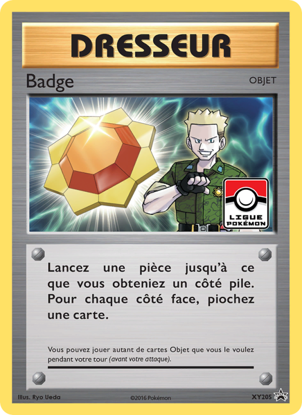 Badge XY205 — Promo XY (French Pokémon TCG card)