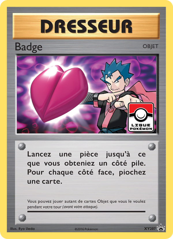 Badge XY207 — Promo XY (French Pokémon TCG card)