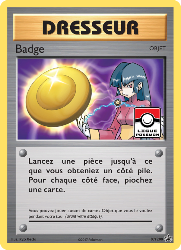 Badge XY208 — Promo XY (French Pokémon TCG card)