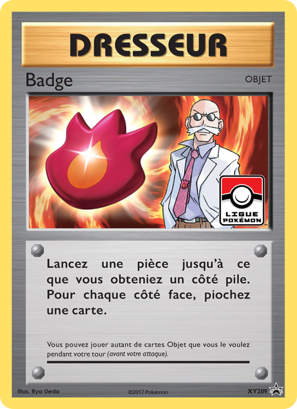 Badge XY209 — Promo XY (French Pokémon TCG card)