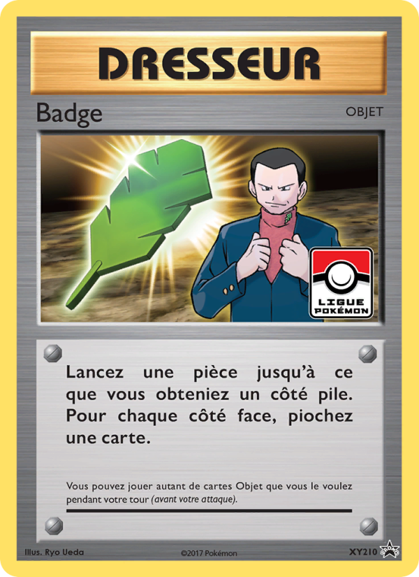 Badge XY210 — Promo XY (French Pokémon TCG card)