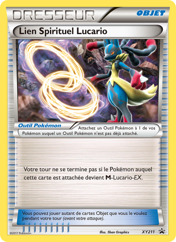 Lien Spirituel Lucario XY211 — Promo XY (French Pokémon TCG card)