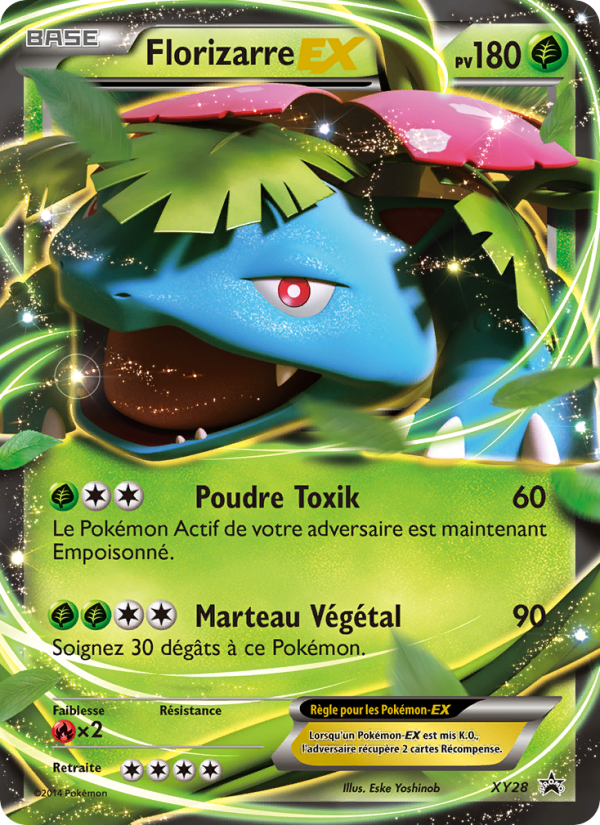 Florizarre EX XY28 — Promo XY (French Pokémon TCG card)