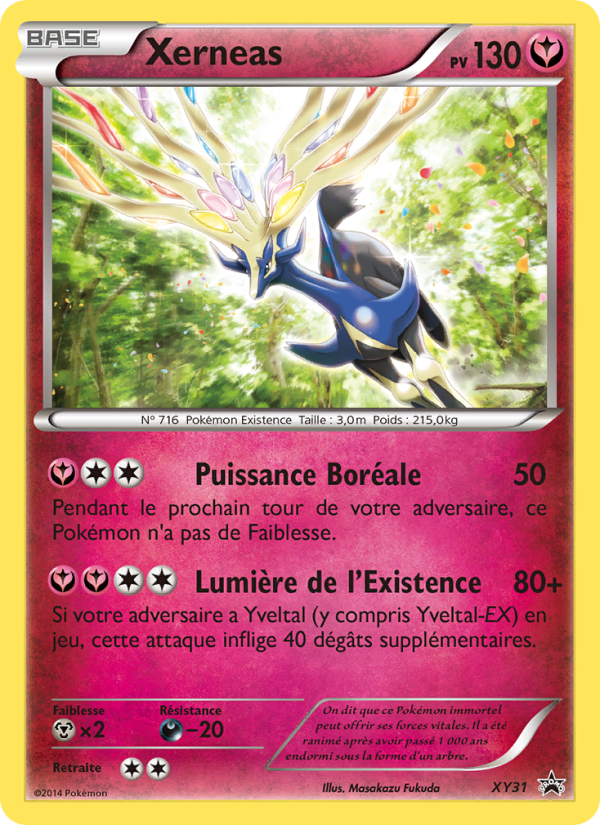Xerneas XY31 — Promo XY (French Pokémon TCG card)