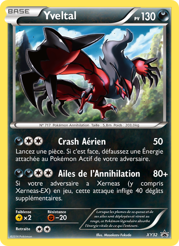 Yveltal XY32 — Promo XY (French Pokémon TCG card)
