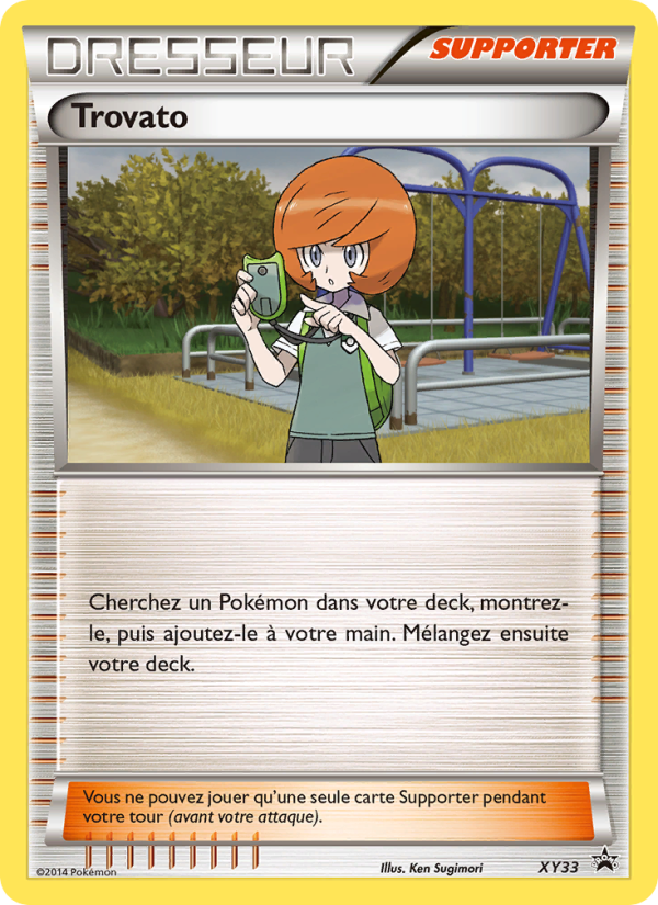 Trovato XY33 — Promo XY (French Pokémon TCG card)