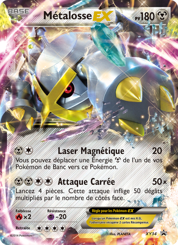 Métalosse EX XY34 — Promo XY (French Pokémon TCG card)