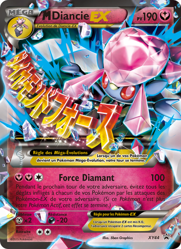 M Diancie EX XY44 — Promo XY (French Pokémon TCG card)