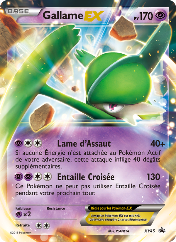 Gallame EX XY45 — Promo XY (French Pokémon TCG card)