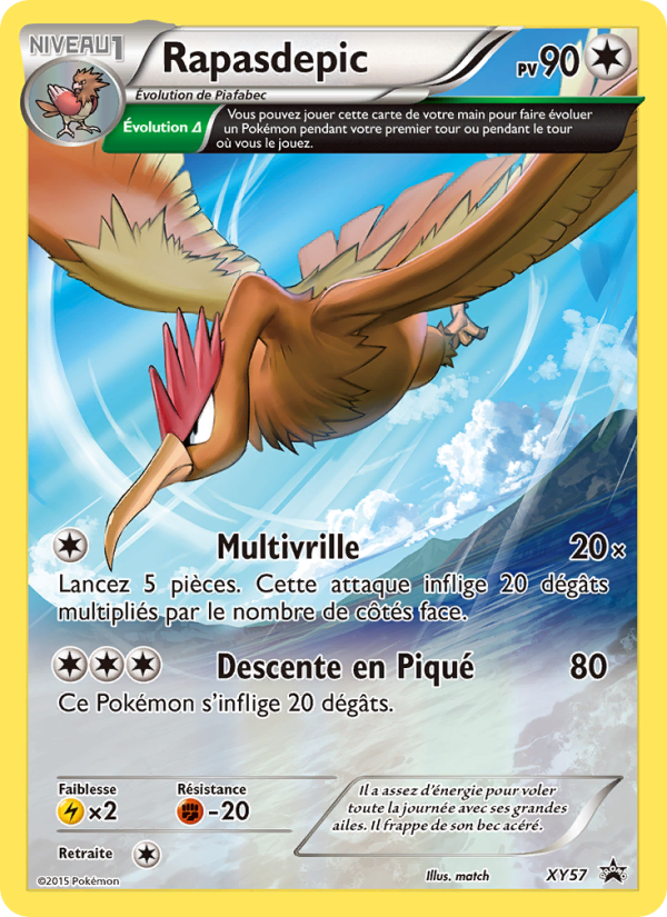 Rapasdepic XY57 — Promo XY (French Pokémon TCG card)