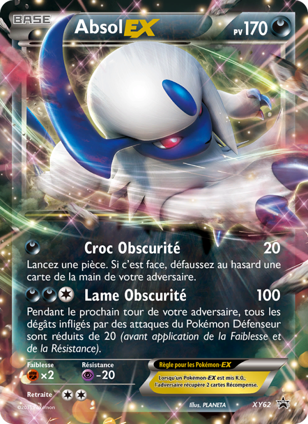 Absol EX XY62 — Promo XY (French Pokémon TCG card)