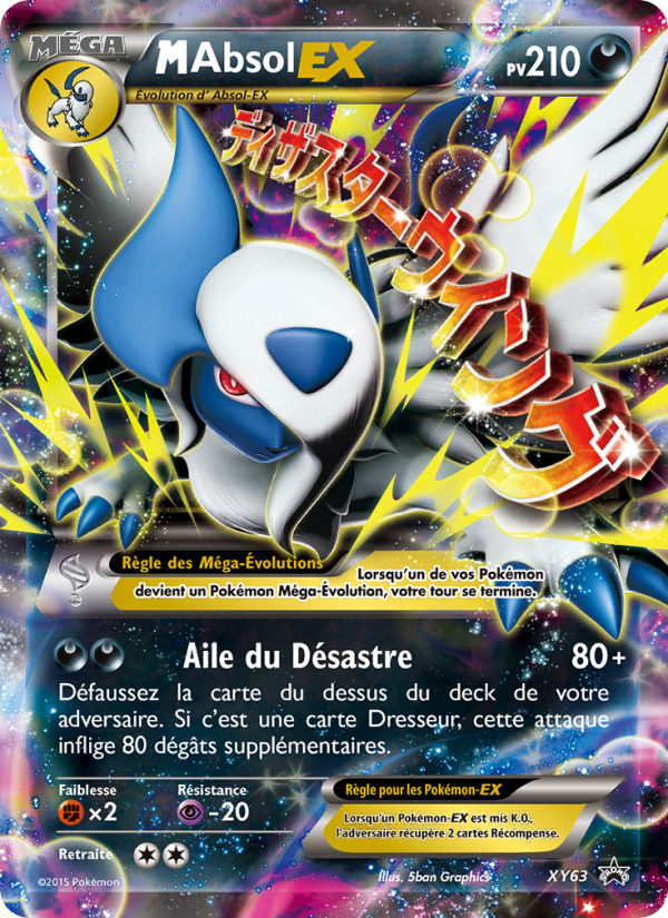 M Absol EX XY63 — Promo XY (French Pokémon TCG card)